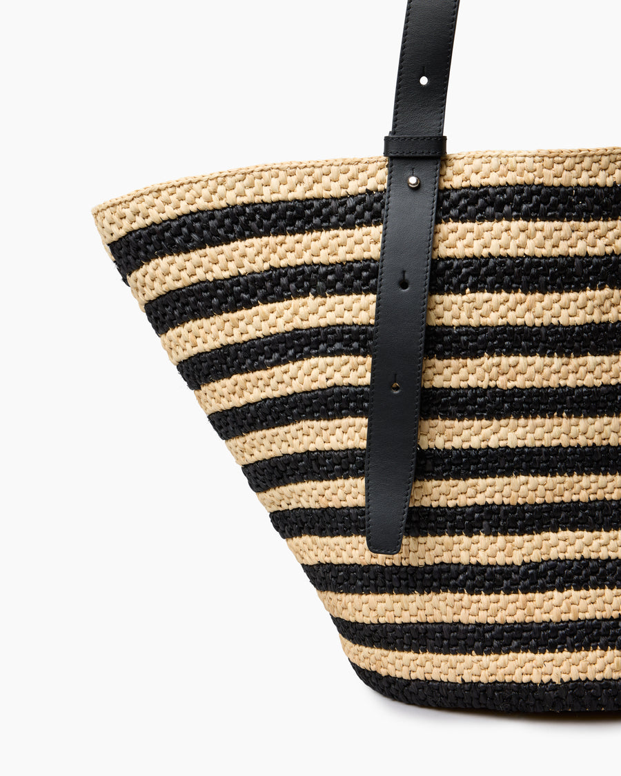 The Bianca Raffia Bag Large