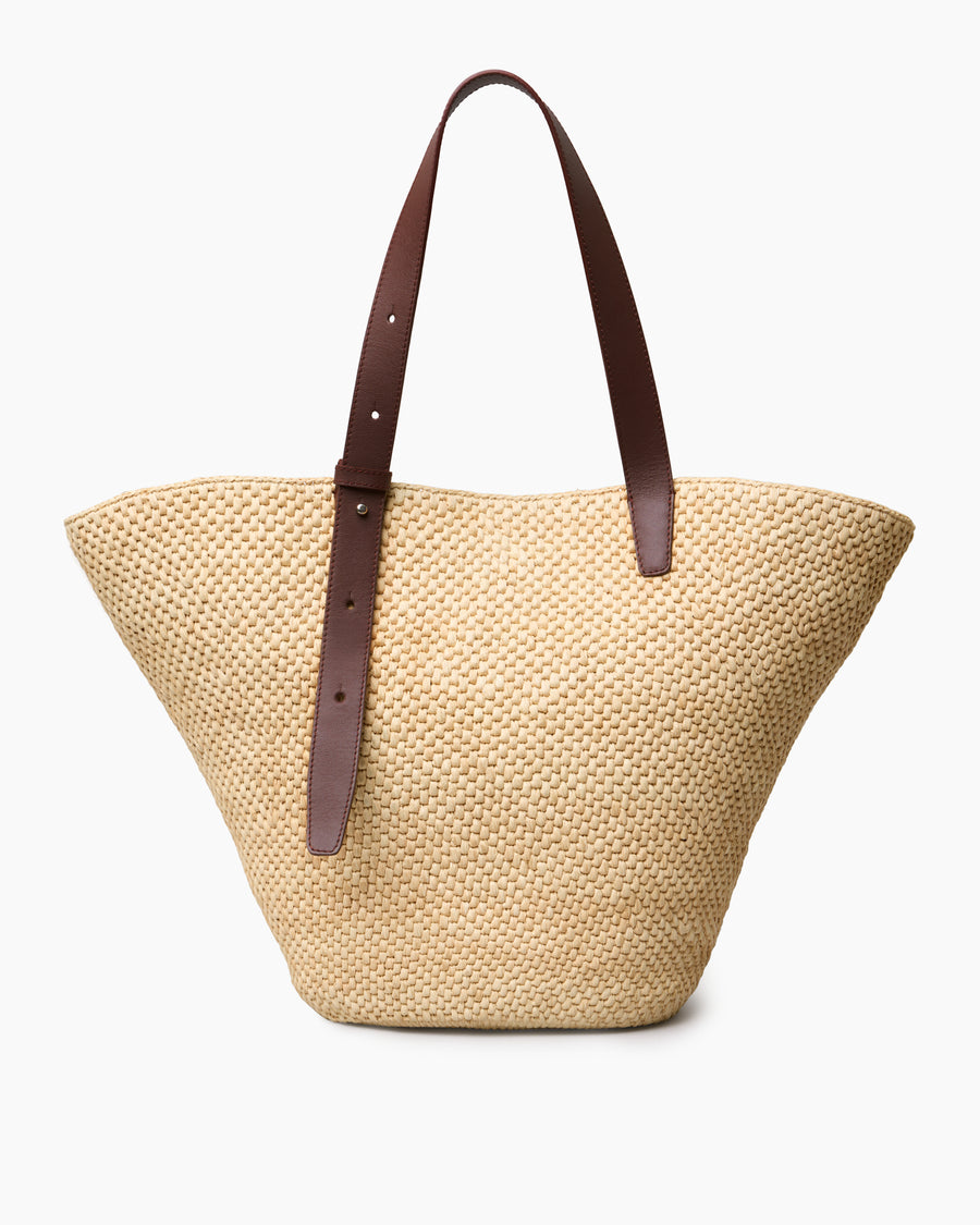 The Bianca Raffia Bag Large