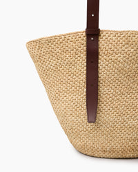 The Bianca Raffia Bag Large