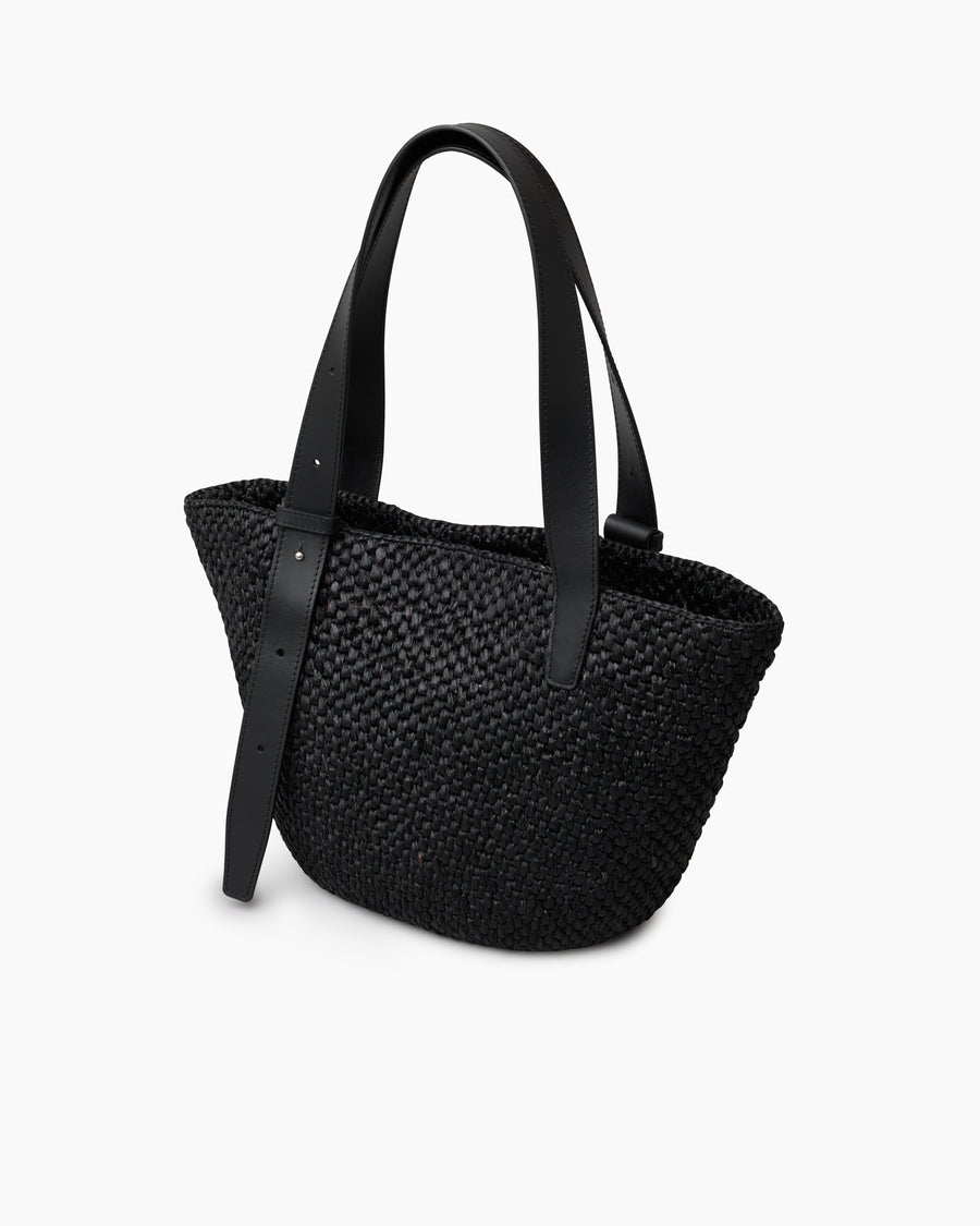 The Bianca Raffia Bag Small
