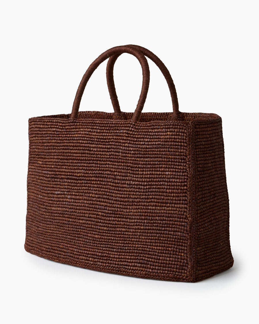 The Charlotte Raffia Bag Large